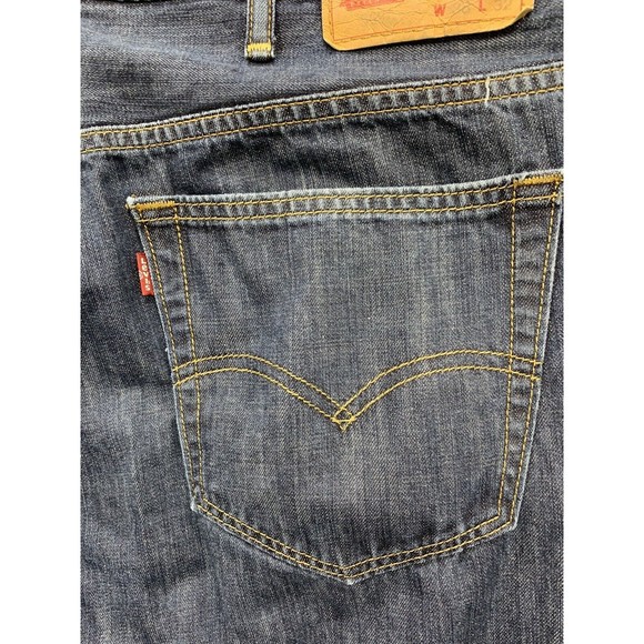 Levi's Strauss 569 Denim Jeans Men's Size 38 X 32 Blue 100% Cotton Well Loved - Picture 12 of 16